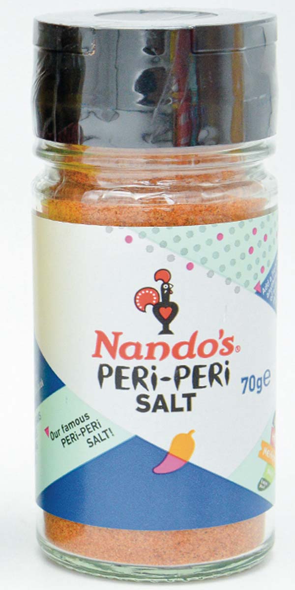 Nandos Peri Peri Salt 70g Sunrup Foods nandos-peri-peri-salt-70g-sunrup-foods