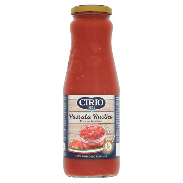 Cirio Passata Rustica Crushed Tomatoes 680g Bottle SunrupFoods