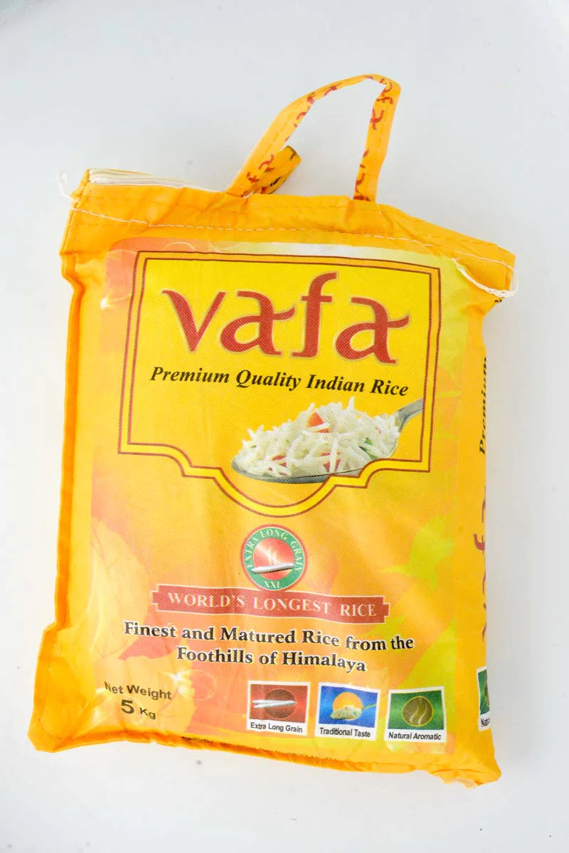 Vafa Basmati Rice 10kg