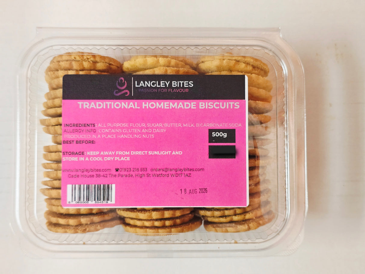 Langley Bites Traditional Homemade Biscuits 500g