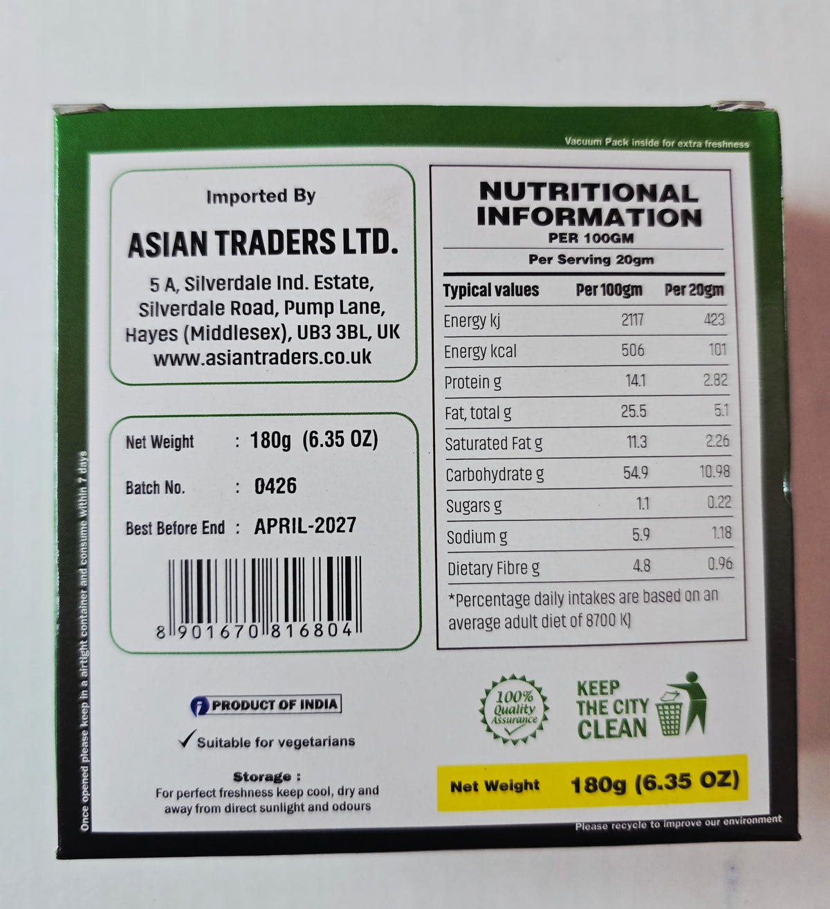 Saras Farali Bhakri 180g