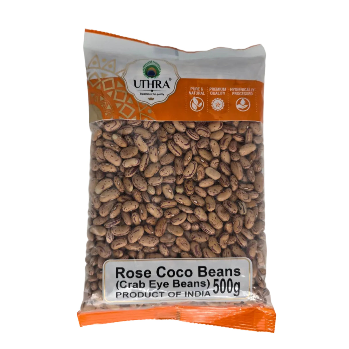 Uthra Rose Coco Beans 500g (Crab Eye Beans)