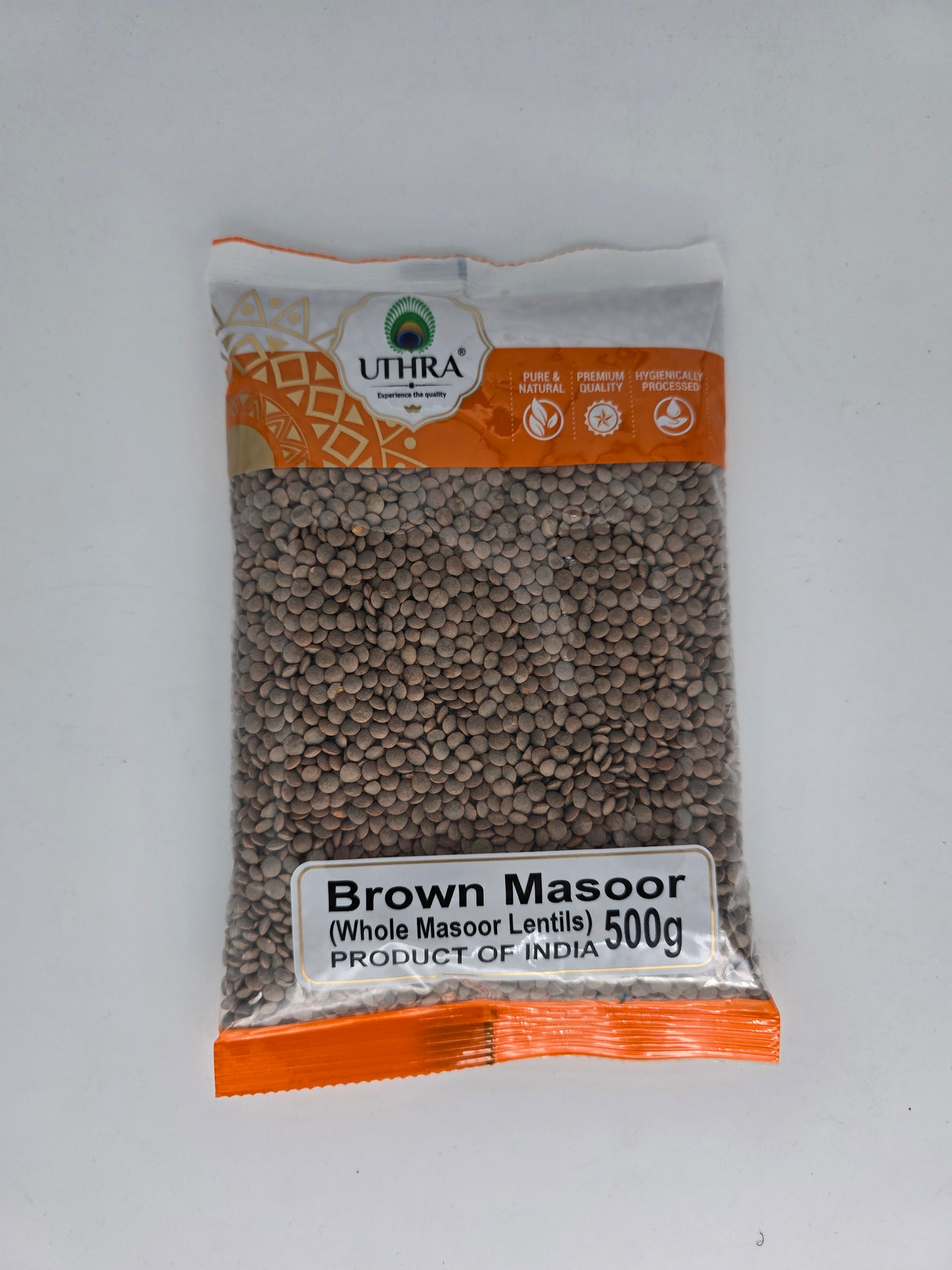 Uthra Brown Masoor Whole 500g