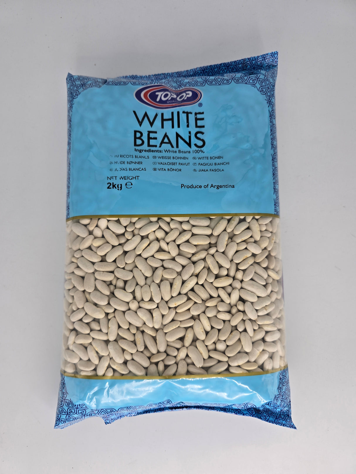 Top-Op White Beans Alubia Beans 2Kg