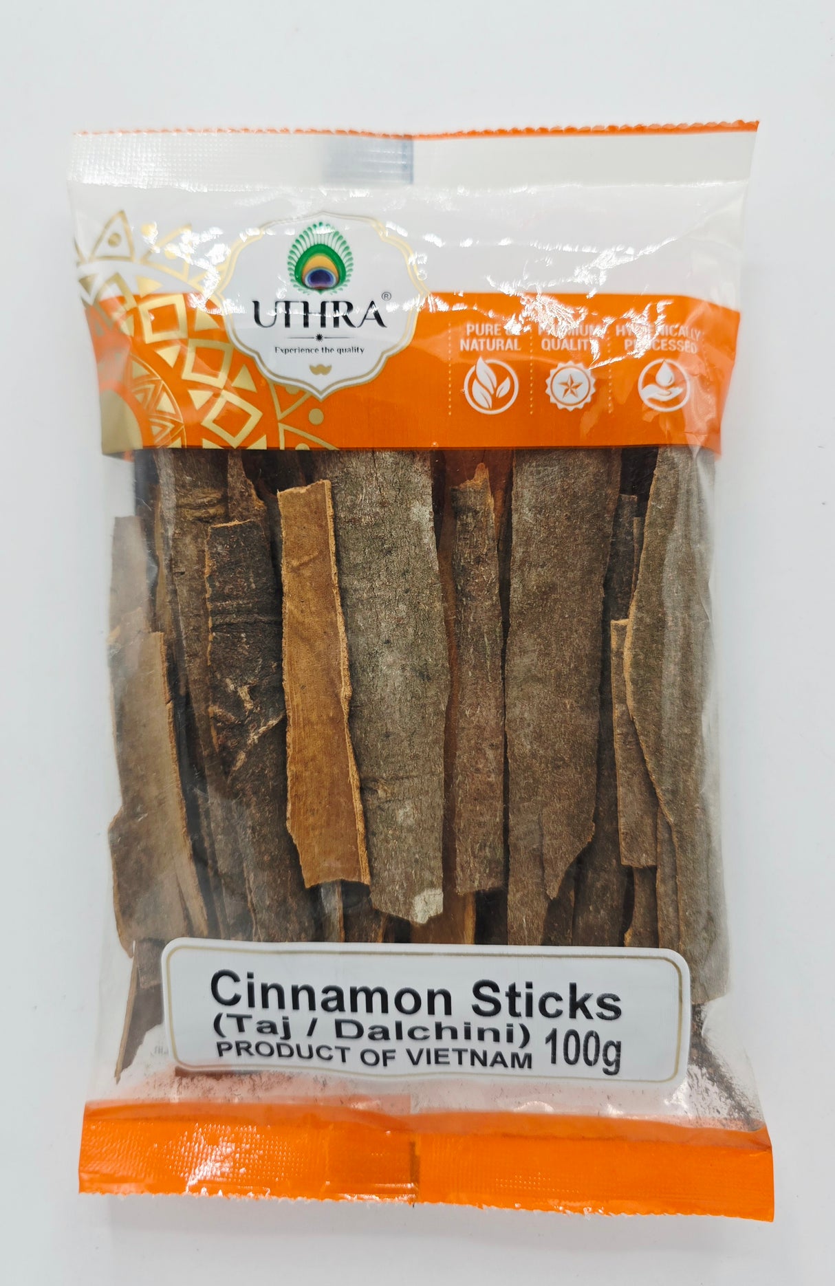 Uthra Cinnamon Sticks Taj/Dalchini 100g