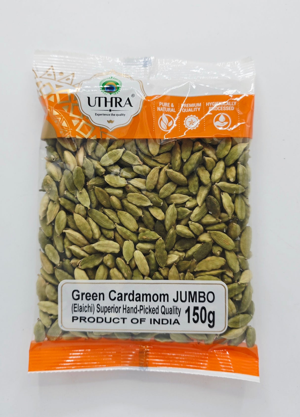 Uthra Green Cardamon Jumbo 150g