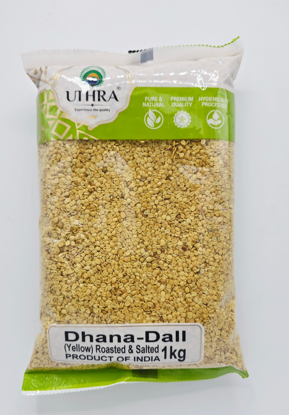 Uthra Yellow Roasted & Salted Dhana Dall 1Kg