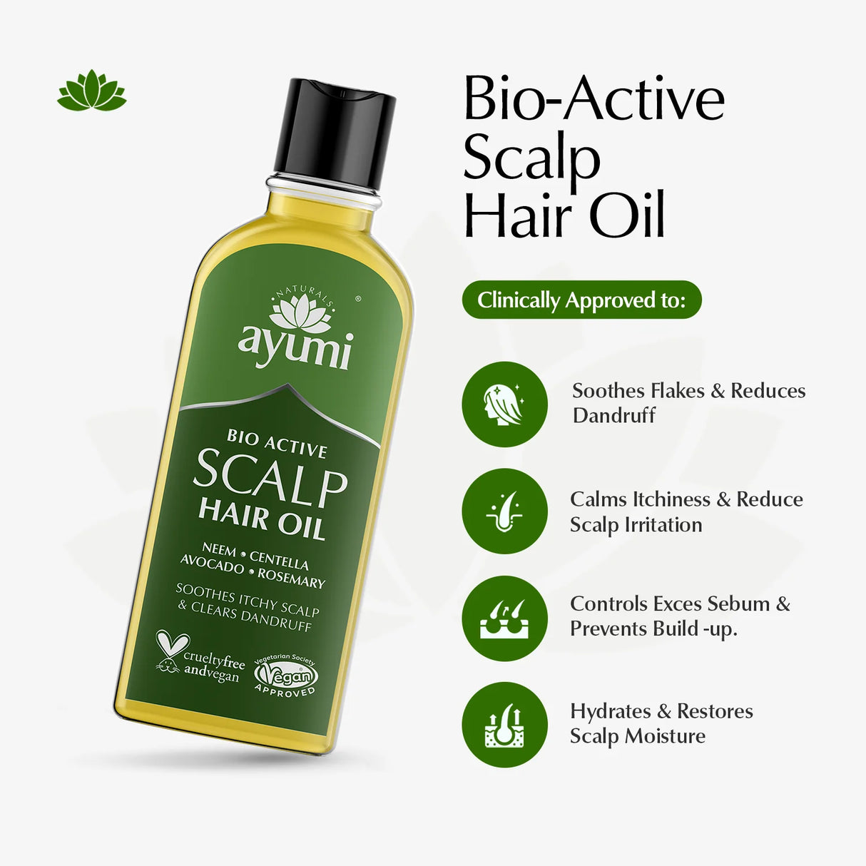 Ayumi Bio-Active Scalp Hair Oil 150ml