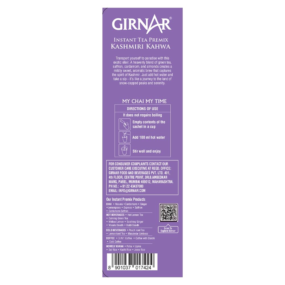 Girnar Kashmiri Kahwa 10 Sachets