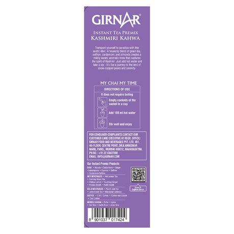 Girnar Kashmiri Kahwa 10 Sachets