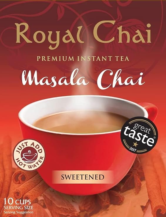 Royal Chai Masala Chai Sweetened 220g 10 Cups Serving Size