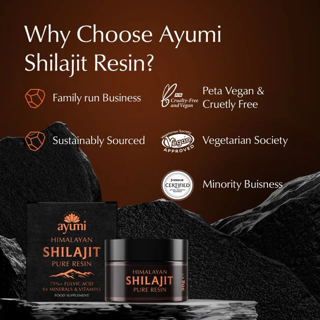 Ayumi Himalayan Shilajit Pure Resin 30g
