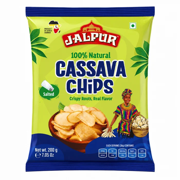 Jalpur Cassava Chips Salted 200g