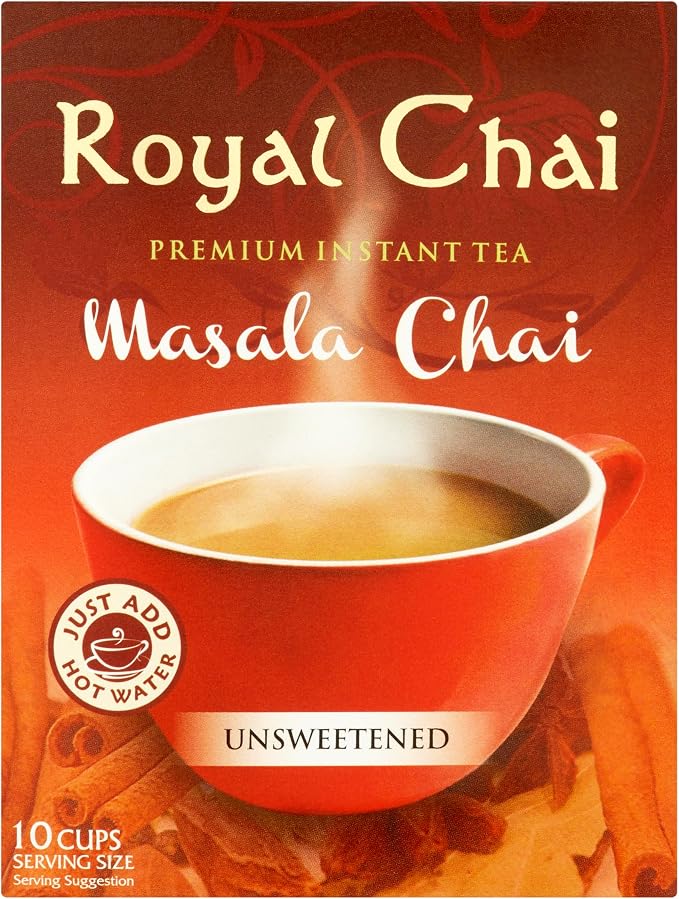 Royal Chai Masala Chai Unsweetened 180g 10Cups Serving Size