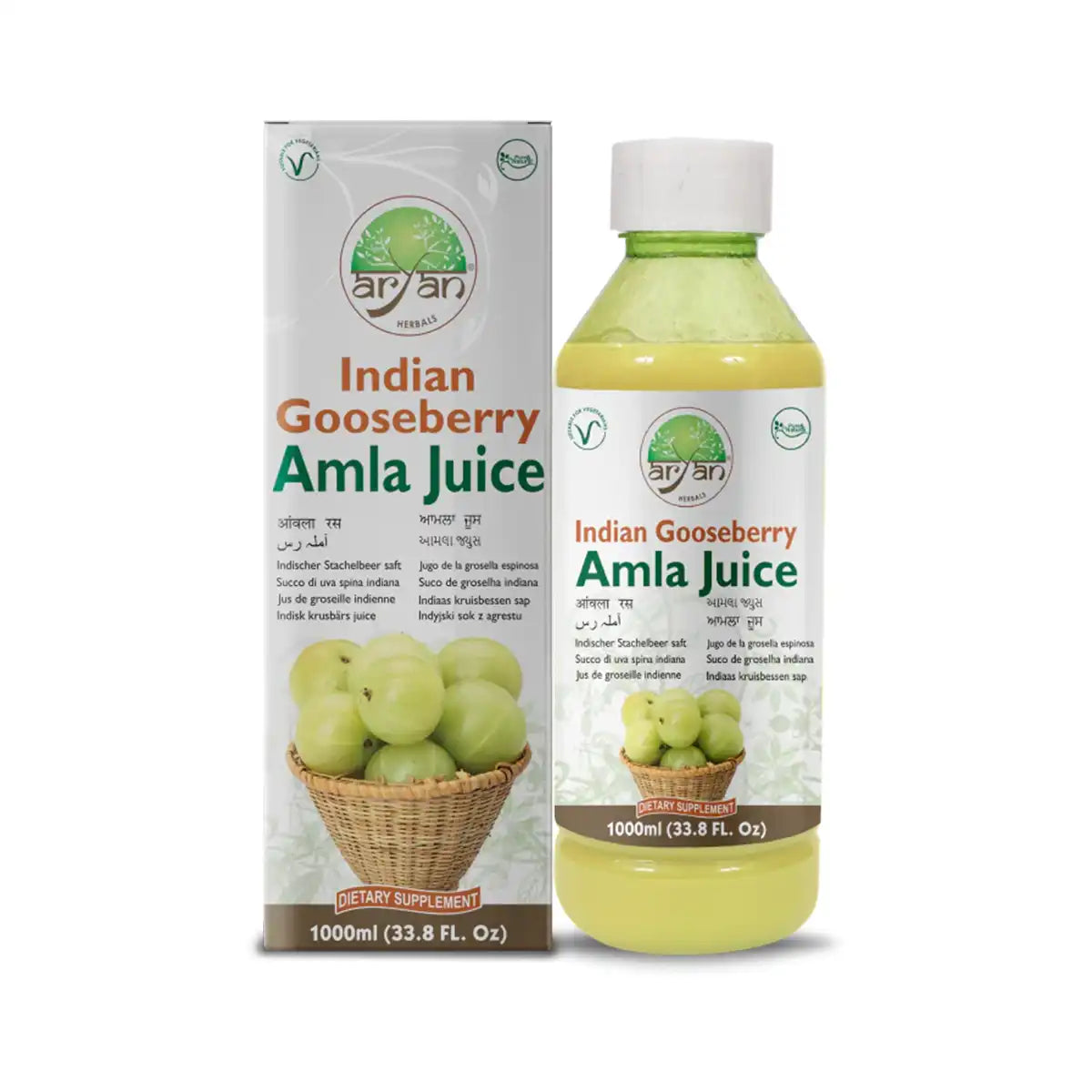 Aryan Amla Juice 1Ltr (Indian Gooseberry)