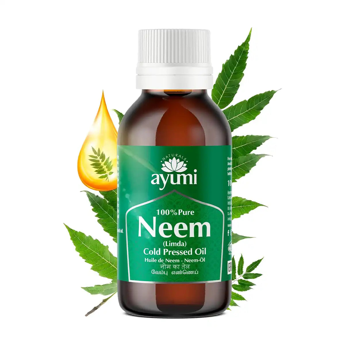 Ayumi Neem Cold Pressed Oil 100ml