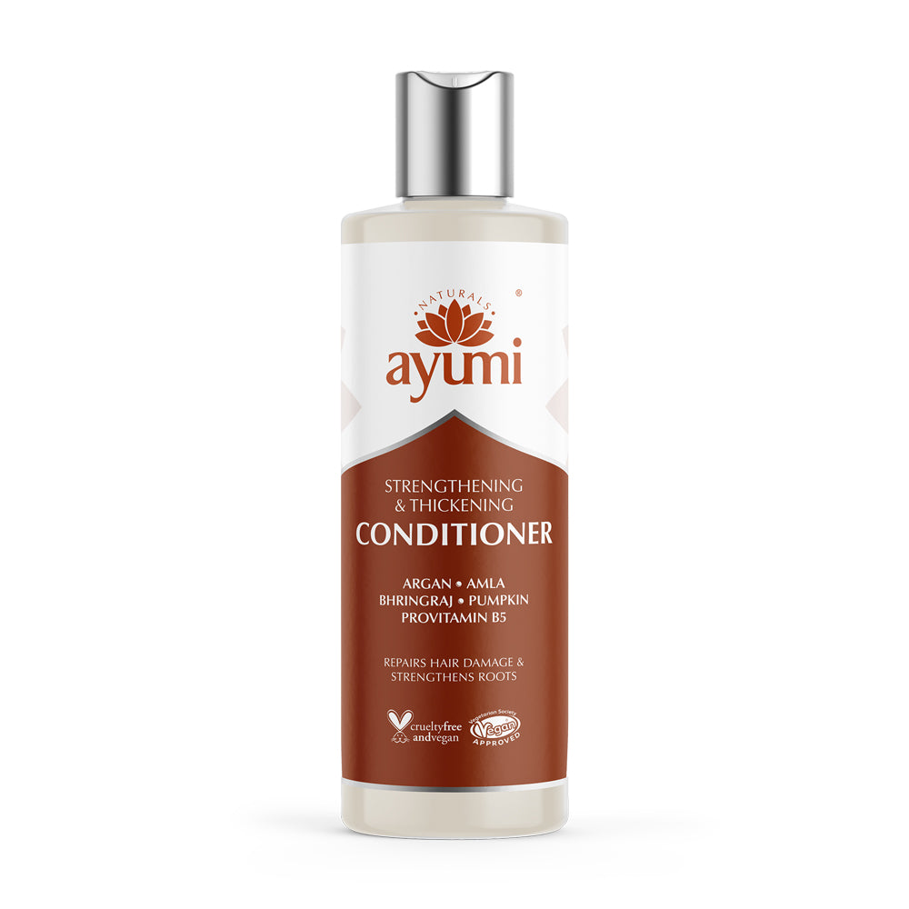 Ayumi Strengthening & Thickening Conditioner 250ml With Argan Amla Bhringraj Pumpkin Provitimin B5