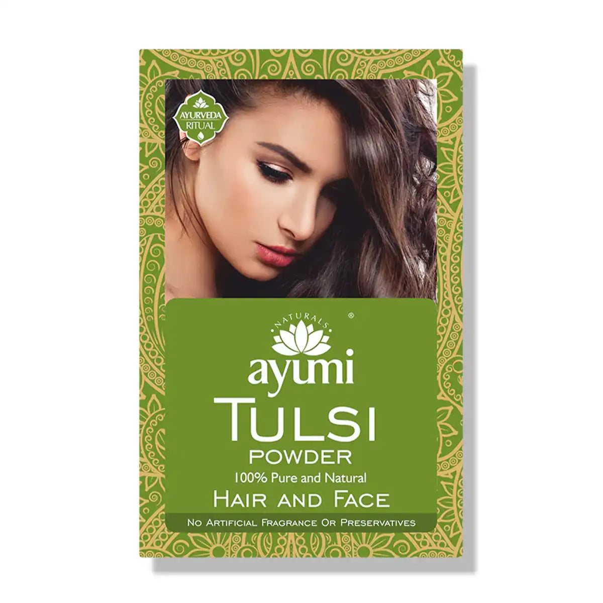 Ayumi Tulsi Powder 100g. For Hair And Face