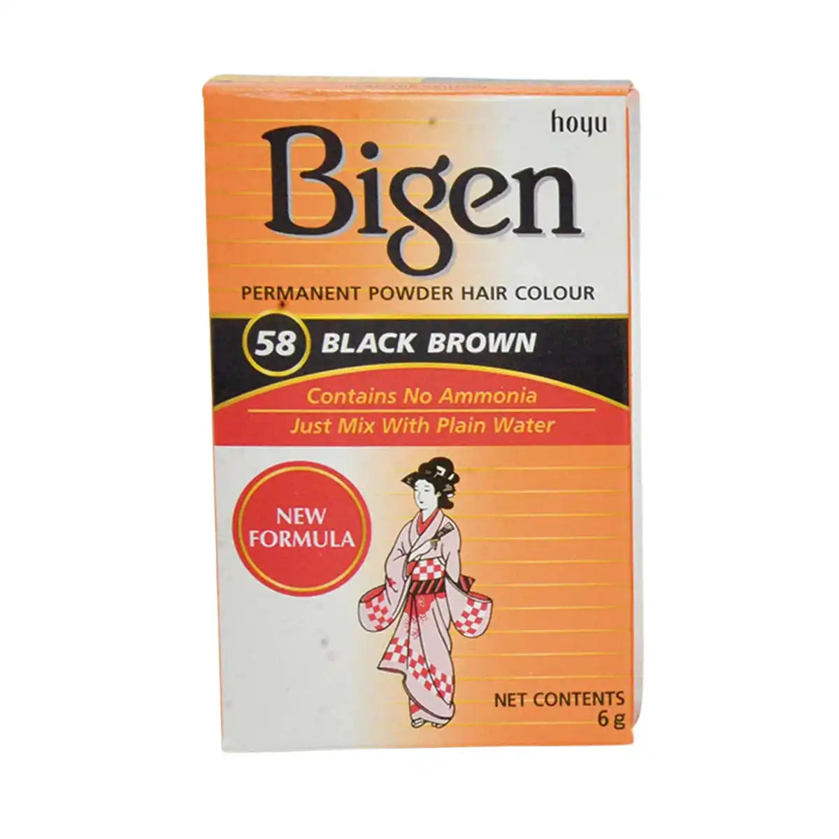 Bigen Black Brown No 58 6g