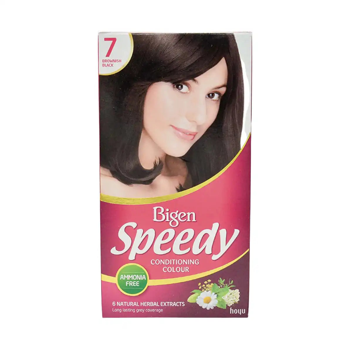 Bigen Speedy Conditioning Colour Brownish Black No 7 80gms