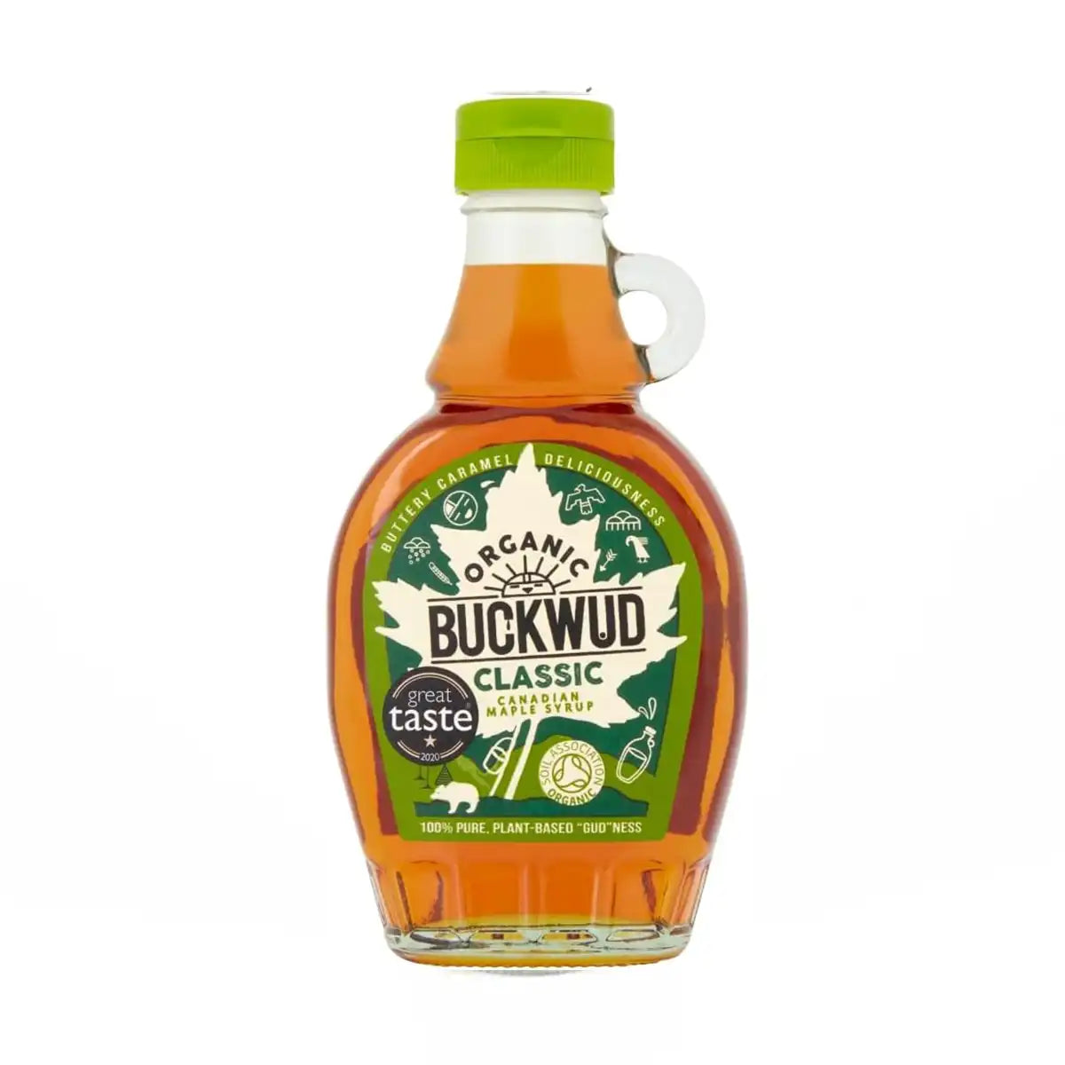 Buckwud Maple Syrup Canadian 250gms Glass Bottle