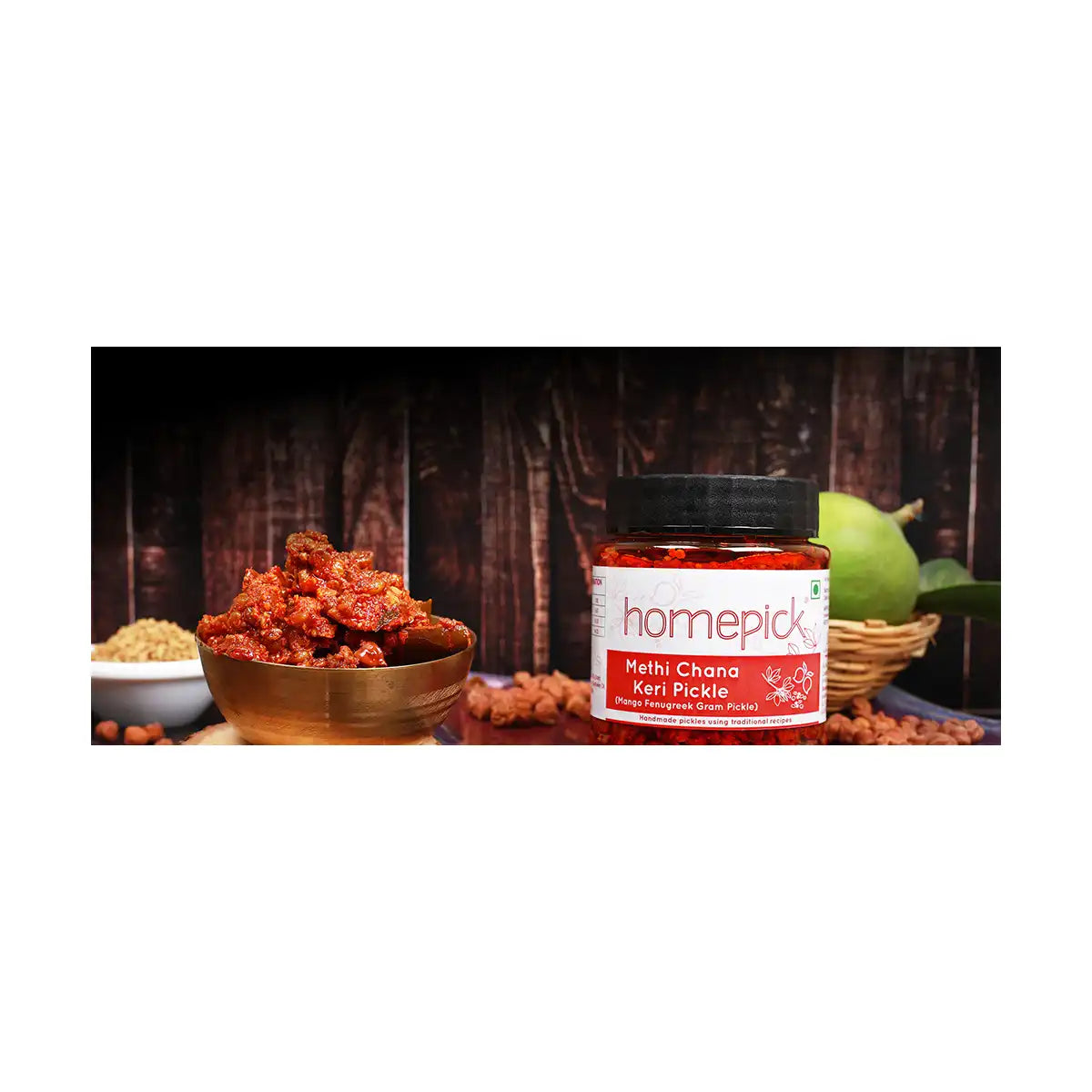 Cambian Home Made Style Pickle Chana Methi 250g