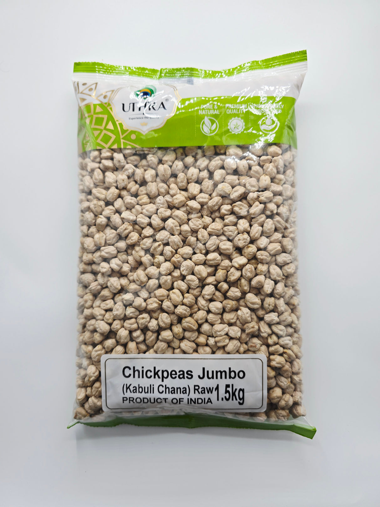 Uthra Chickpeas Jumbo 1.5Kg Kabuli Chana