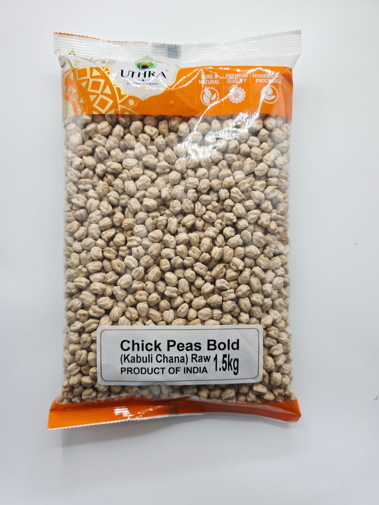 Uthra Chick Peas Bold 1.5kg (Kabuli Chana)