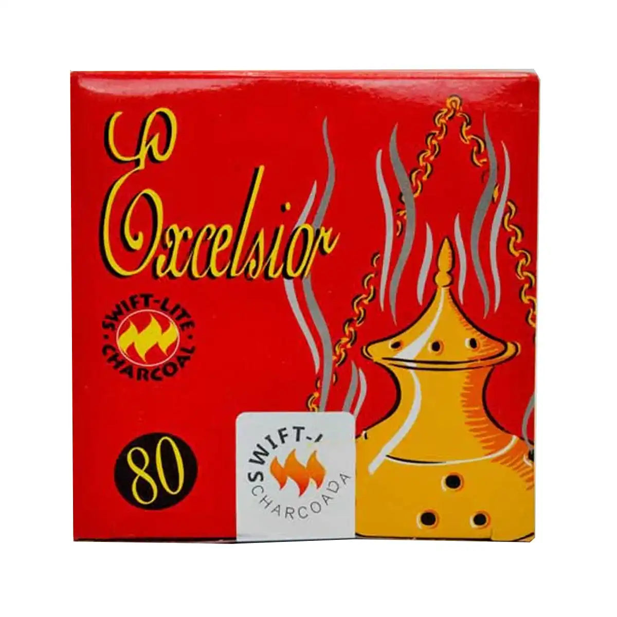 Excelsior Charcoal Swift Lite 80pcs 700gms