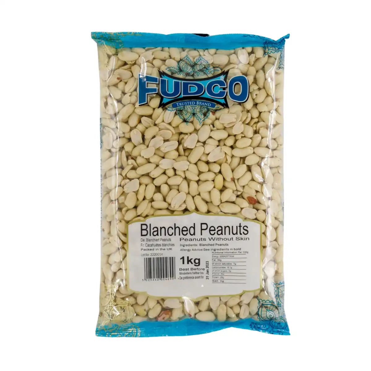 Fudco Blanched Peanuts 1Kg