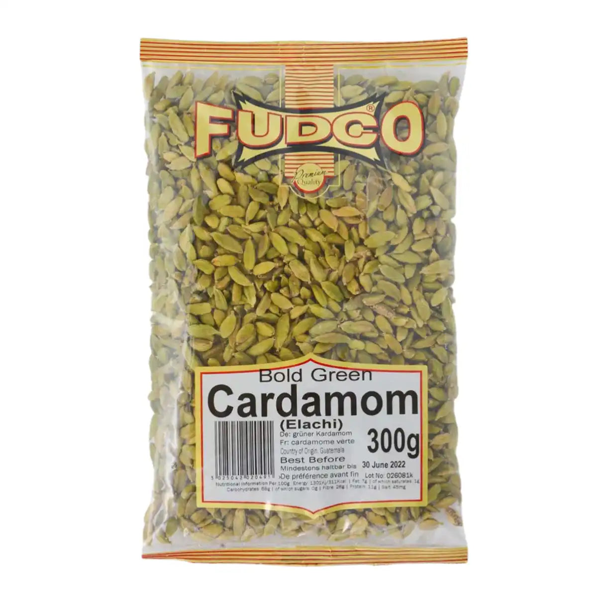 Fudco Bold Green Cardamon ( Elachi ) 300gms