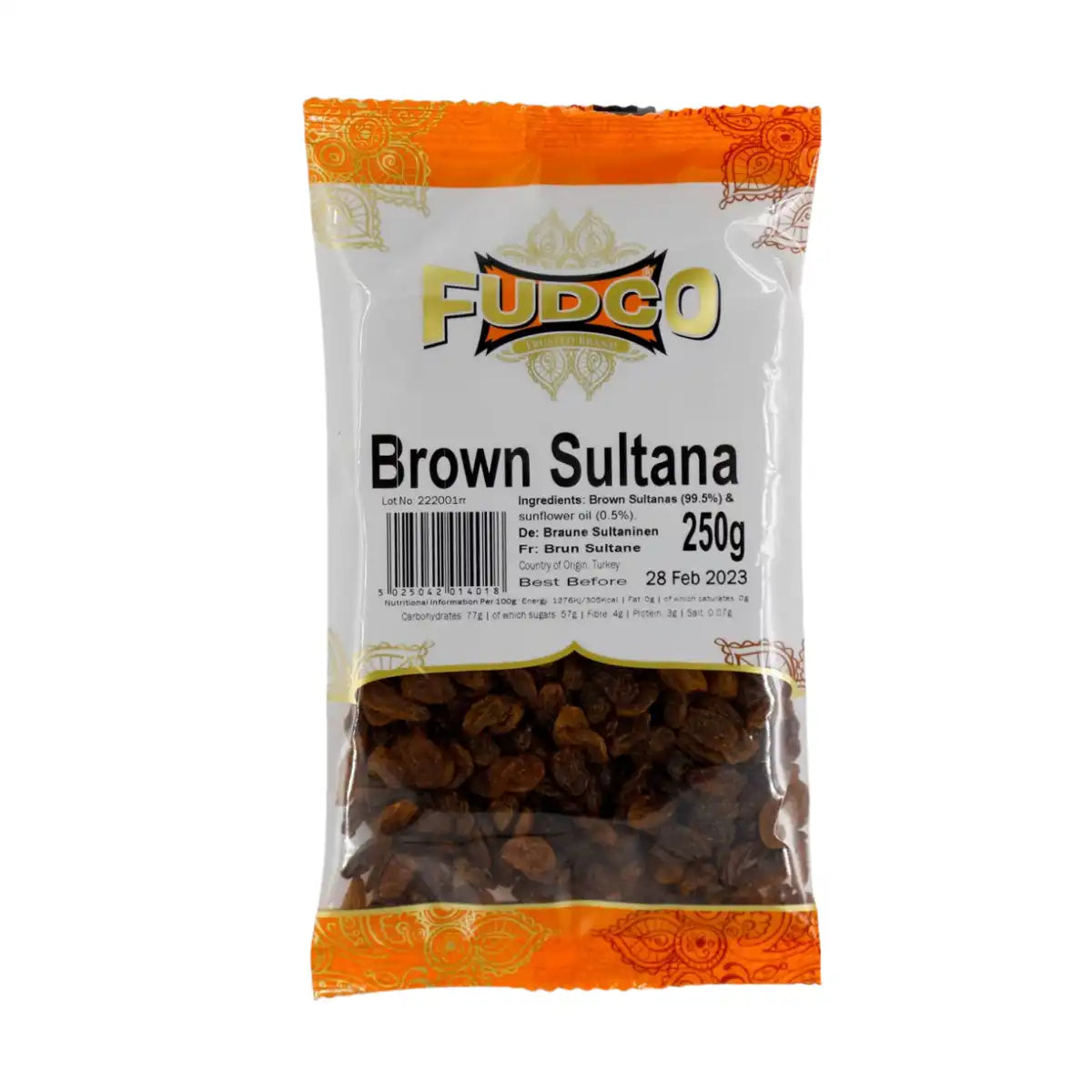 Fudco Brown Sultana 250gms