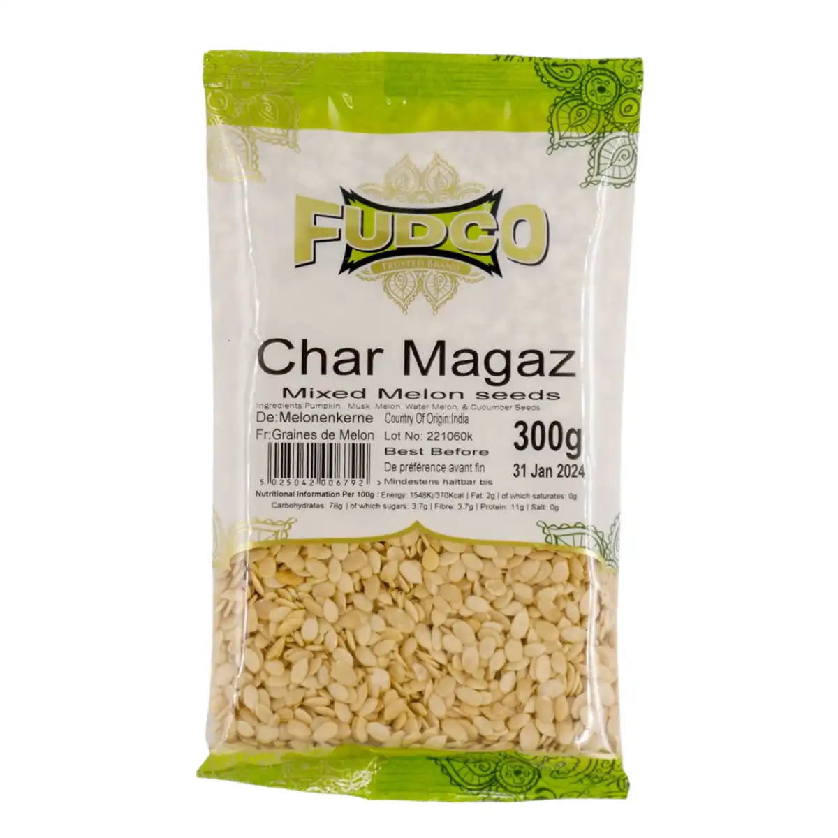 Fudco Char Magaz 300gms Mixed Melon Seeds