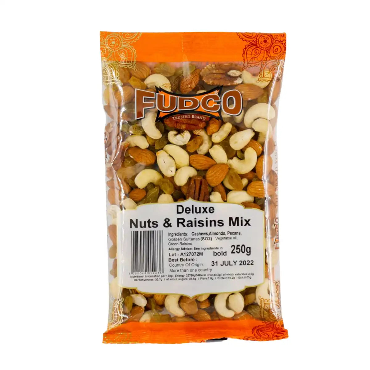 Fudco Deluxe Nuts Raisins 250gms
