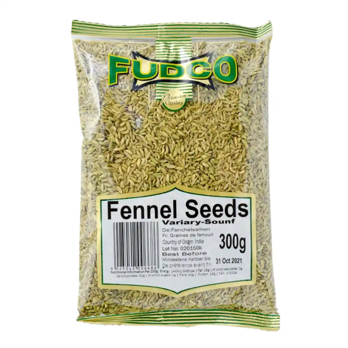 Fudco Fennel Seeds Variary 300gms