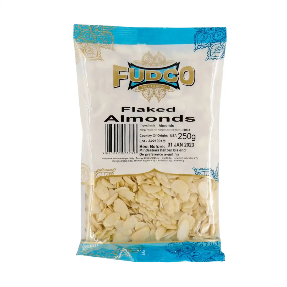 Fudco Flaked Almonds 250gms