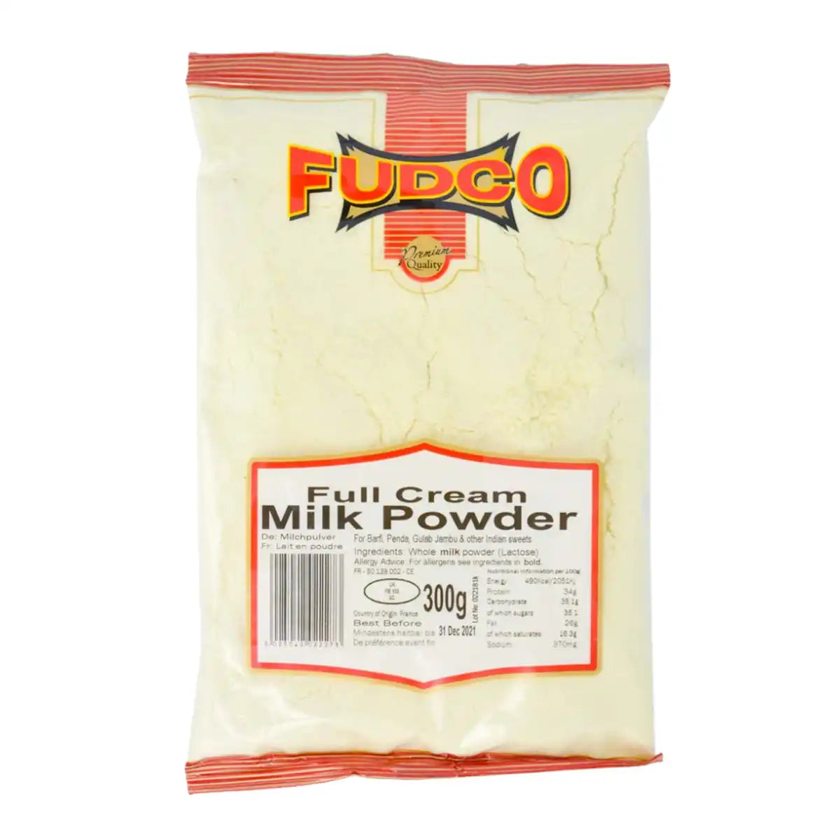 Fudco Full Cream Milk Powder 300gms