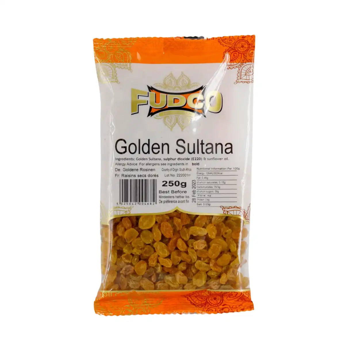 Fudco Golden Sultana 800gms