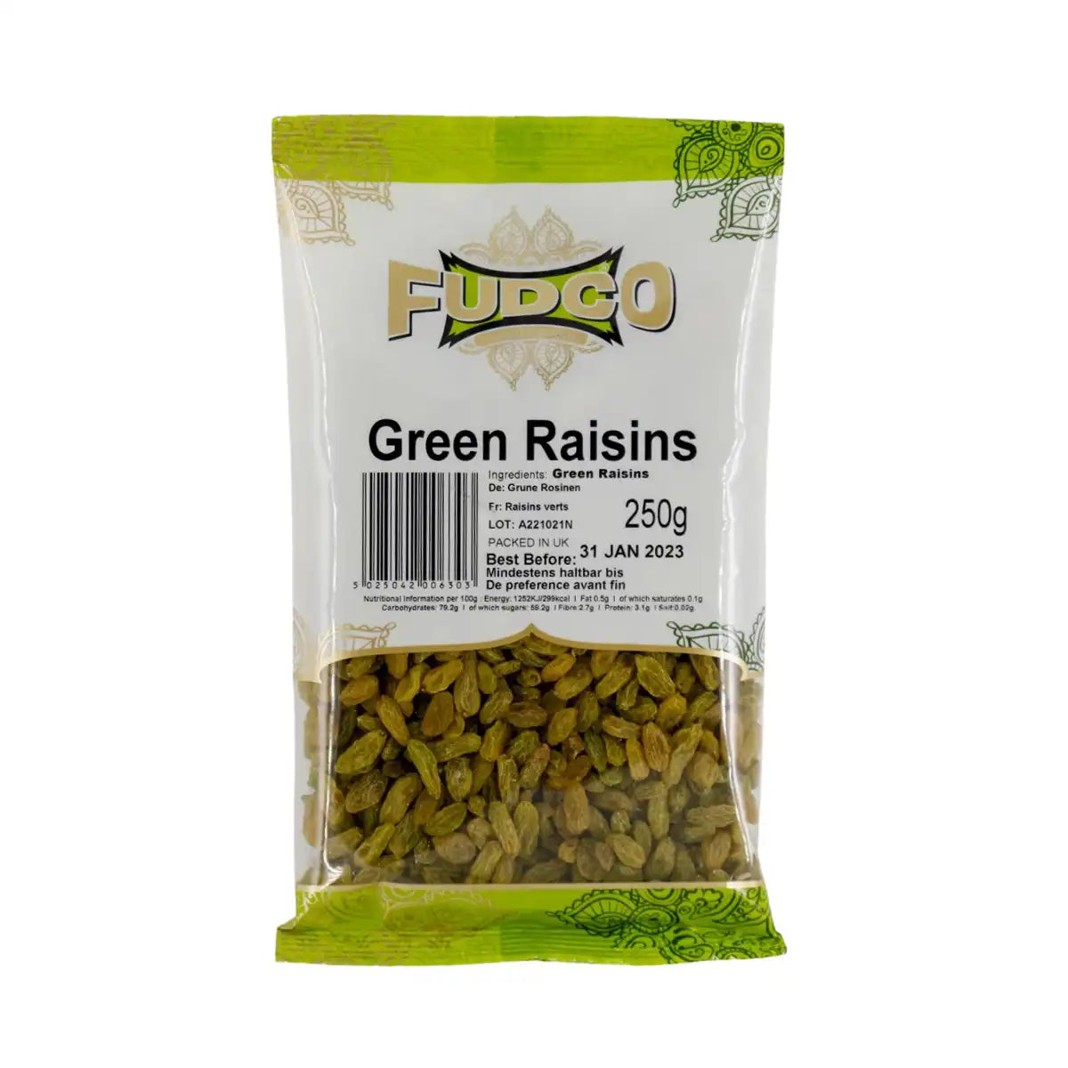 Fudco Green Raisins 250gms