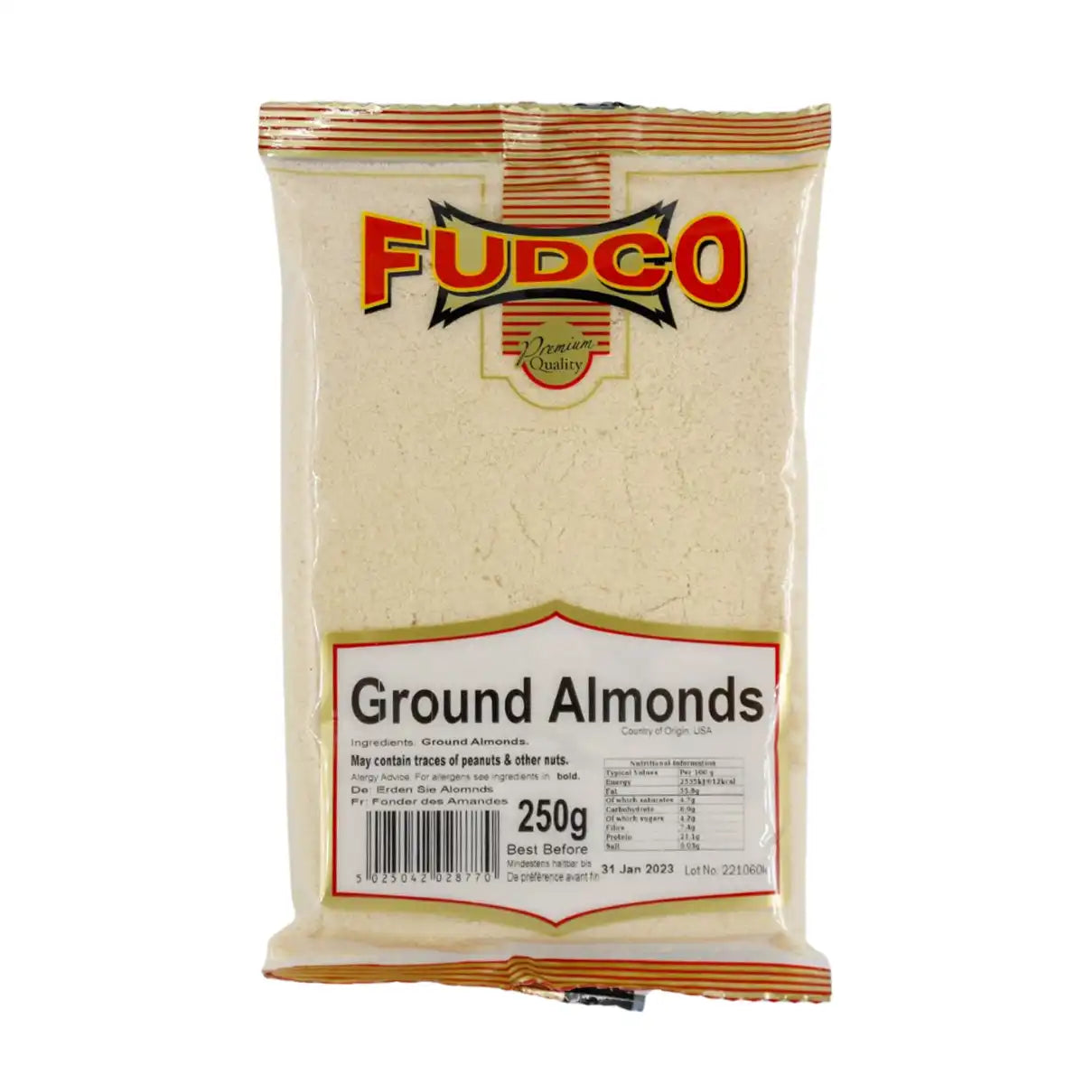 Fudco Ground Almonds 250gms