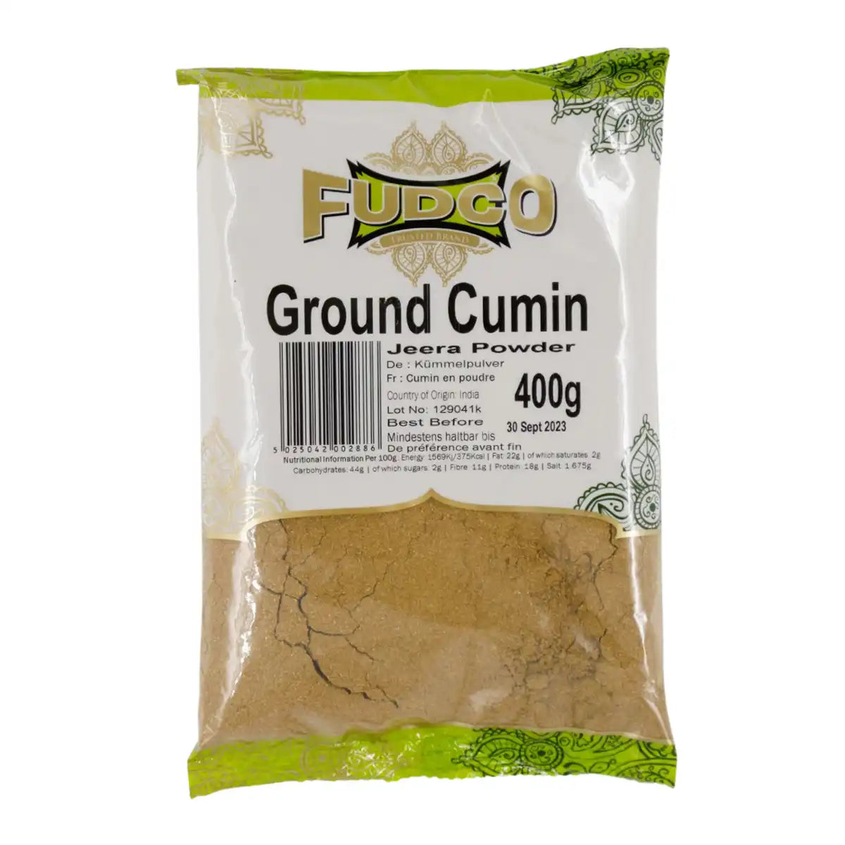 Fudco Ground Cumin 400gms (Jeera Powder)