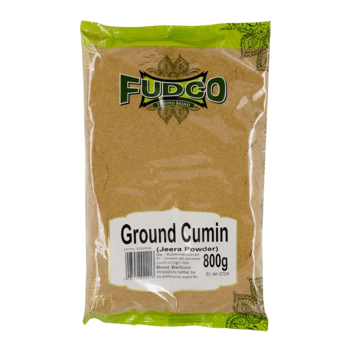 Fudco Ground Cumin 800gms (Jeera Powder)