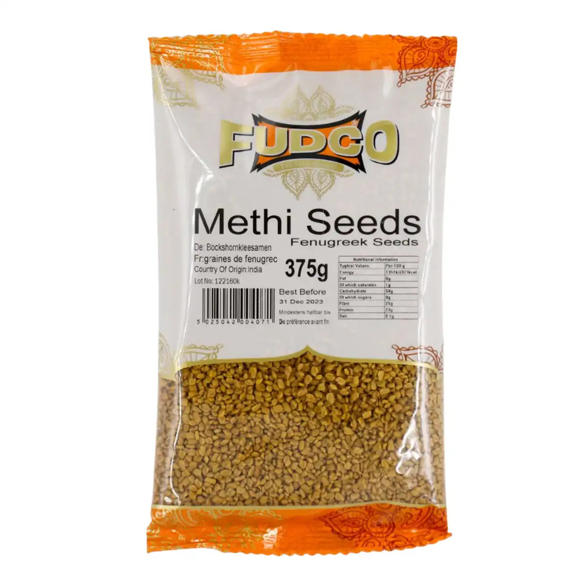 Fudco Methi Seeds 375g