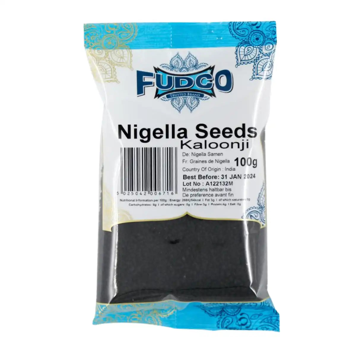 Fudco Nigella Seeds 100g (Kaloonji)