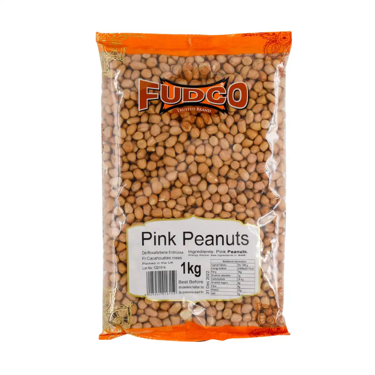 Fudco Pink Peanuts 1Kg