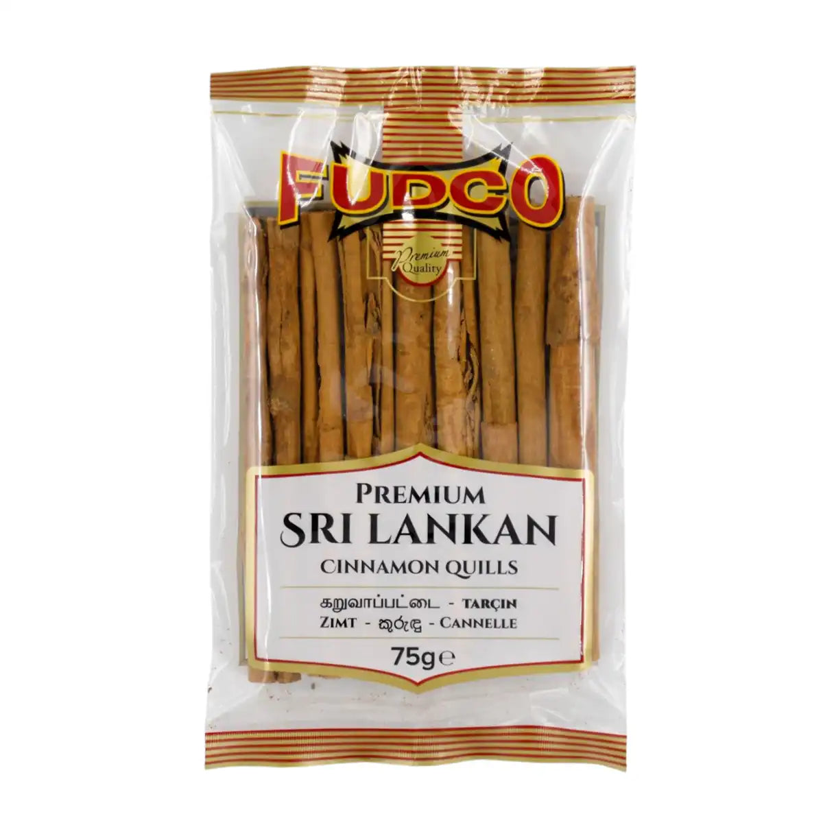 Fudco Premium Sri Lankan Cinnamon Quills 75g