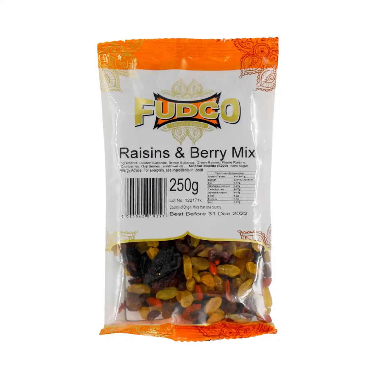 Fudco Raisins & Berry Mix 250gms
