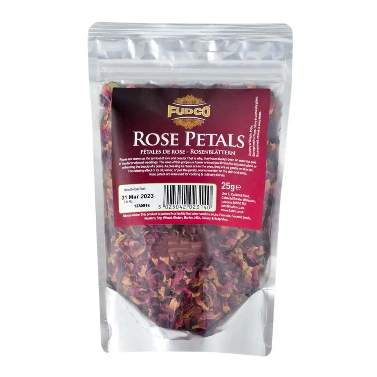 Fudco Rose Petals 25gms