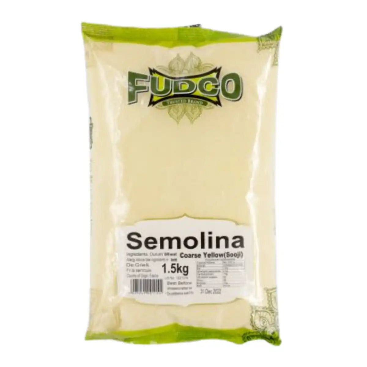Fudco Semolina  Coarse Yellow 1.5kg