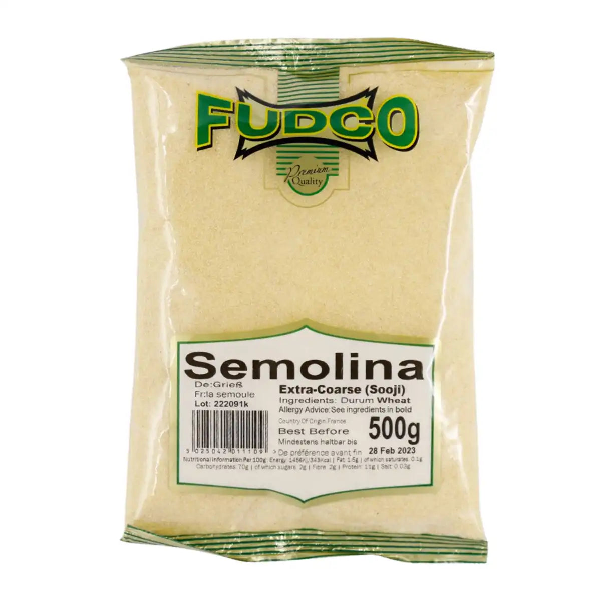 Fudco Semolina Extra Coarse 500gms